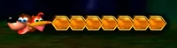 The Honeycomb life bar in Banjo-Tooie.
