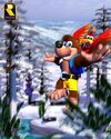 Promotional poster of Banjo-Kazooie.