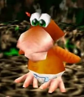 Eyrie in his nest in Summer.