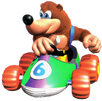 Banjo et son kart