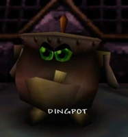Dingpot in Banjo-Tooie's character parade