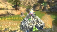 Dingpot in Gruntilda's chameleon vehicle (Spiral Mountain Showdown)