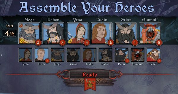 Assembling Your Heroes for battle