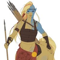  Canary (or Cainánóiridhe), a horseborn and leader of the largest tribe of her kind.