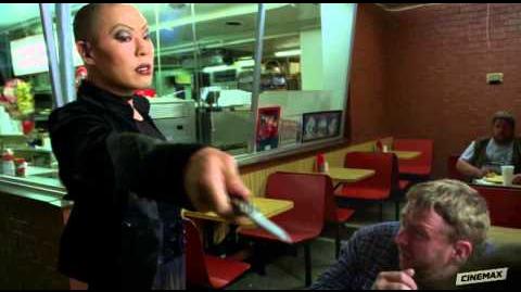 Banshee Season 1 Episode 4 Clip - Job Sticks Up For Himself at a Diner