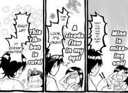 Hina crying intentionally because she knows sensei won’t ignore her