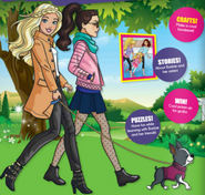 Barbie and Renee and dog