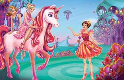 Barbie and the secret door book top