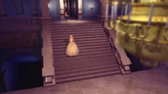 Anneliese on the stairway