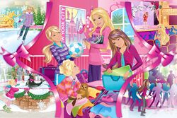 Barbie best sale christmas book