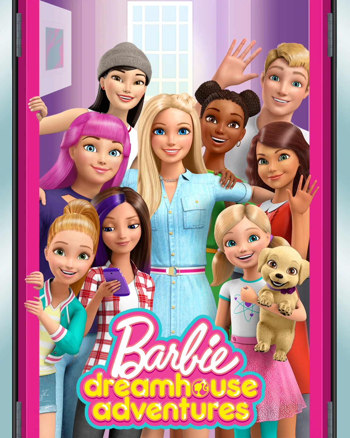 Barbie dreamhouse adventures, virtually famous, Barbie Roberts and Daisy  Costopolis wallpaper