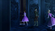 Derek holds the door for the princsses