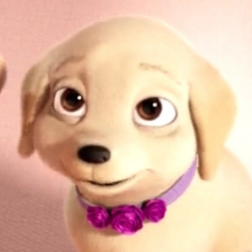 Barbie and the puppy shop