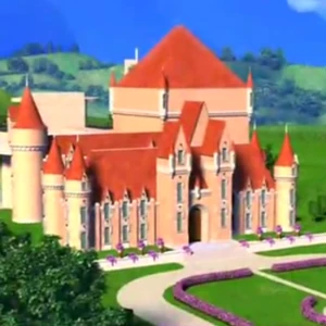 barbie princess charm school castle