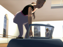 Barbie ballet studio shop