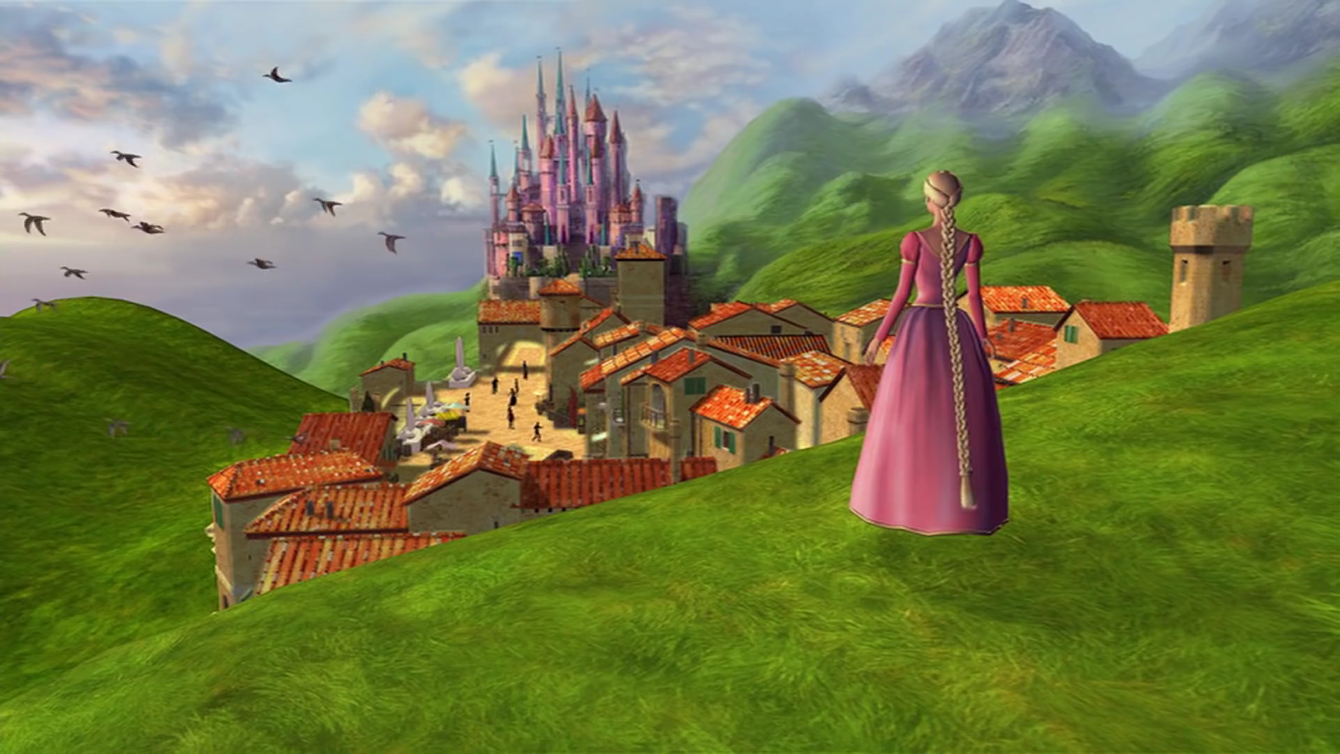 Barbie rapunzel tower hotsell