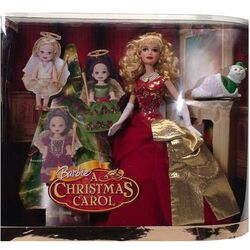 Barbie christmas carol sales doll
