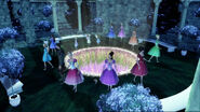 The princesses exit through mother's pavilion