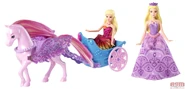 The deboxed mini dolls and the carriage