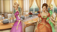 Delia rushes to receive ballet slipper