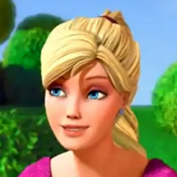 Barbie in thumbelina shop