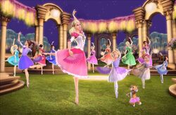 Barbie in the 12 dancing princesses fallon hotsell