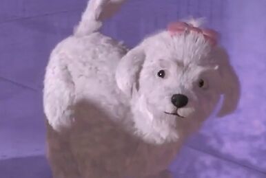 Barbie white dog hotsell