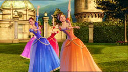barbie and the 12 dancing princesses courtney