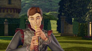 Derek plays the flute