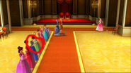 One more Goof- Courtney's top part of her gown is in Turquoise color