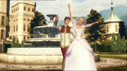 Derek and Genevieve do the wedding dance