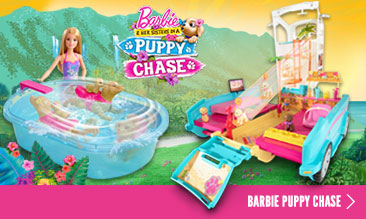Barbie puppy online chase dolls