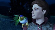 Derek watches Felix talk
