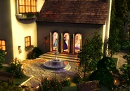 The garden of the mansion