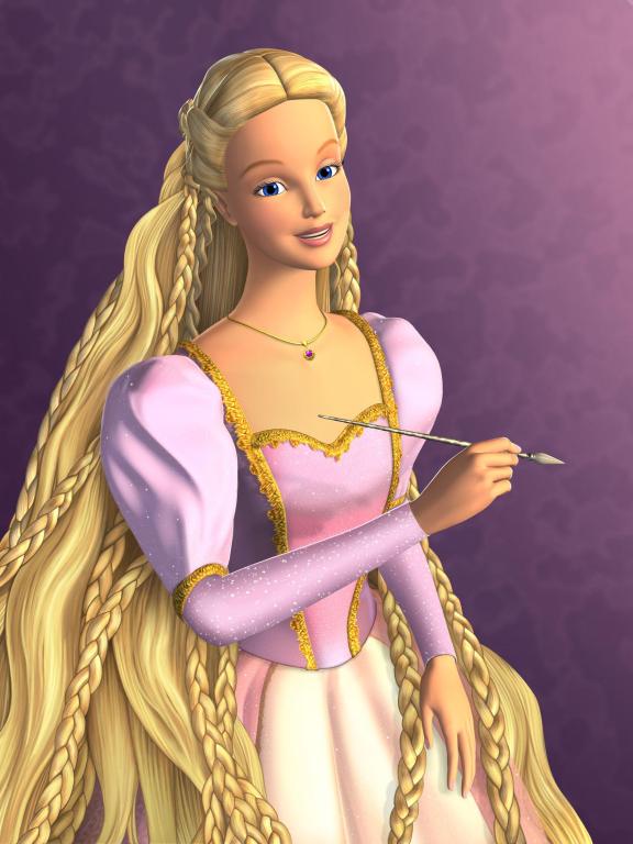Amazon.com: Barbie Rapunzel KELLY as Petal Princess Doll (2001) : Toys &  Games