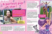 Giardina's interview in Barbie The Princess & the Popstar.