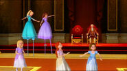 The twins and the triplets in the throneroom