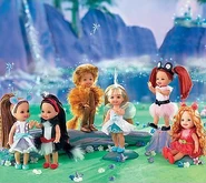 The dolls of Liana and her friends.