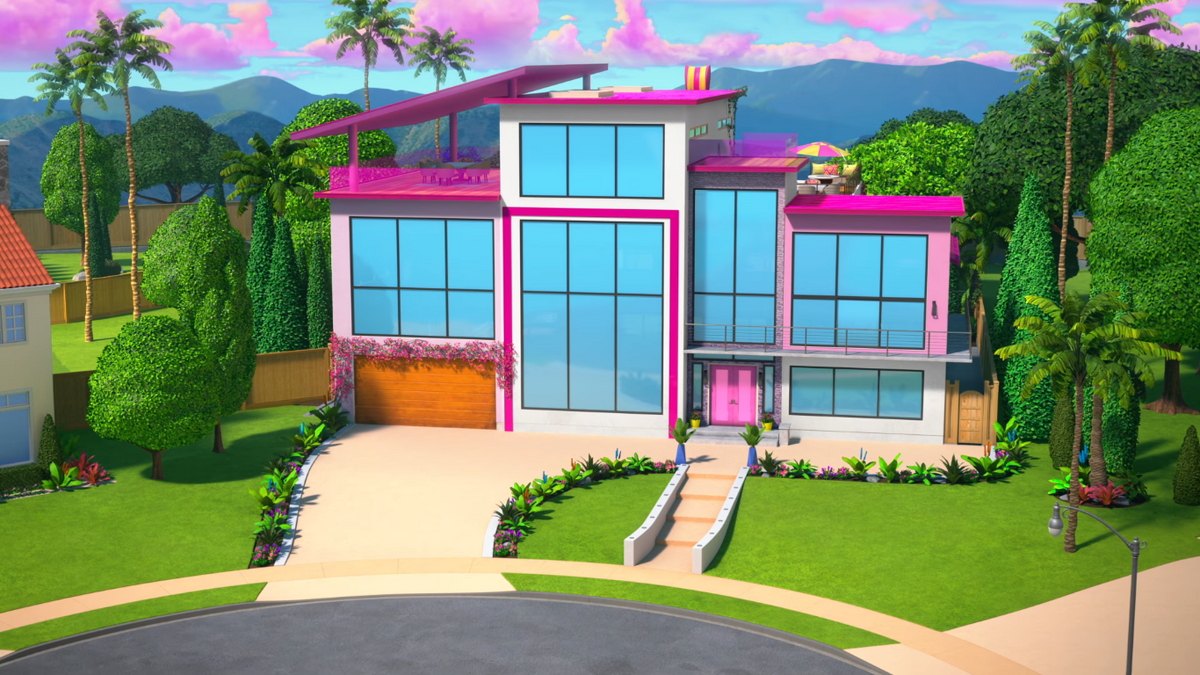 Barbie magic house shop
