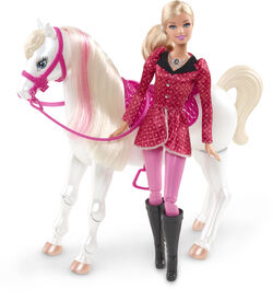 Barbie and her sisters in a pony tale dolls shop