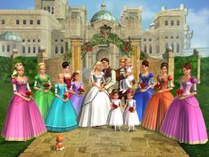Barbie and the 12 princesses sale