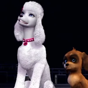 barbie poodle dog