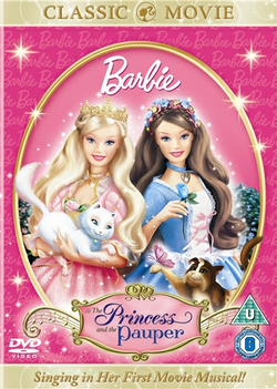 Barbie princess and the pauper merchandise sales