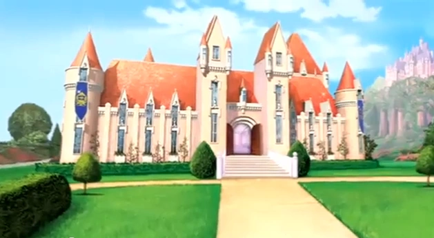 barbie princess charm school castle