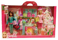 Target exclusive dolls for the Barbie: A Perfect Christmas doll line.