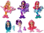 The mini mermaid dolls.