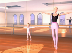 Barbie ballet studio shop