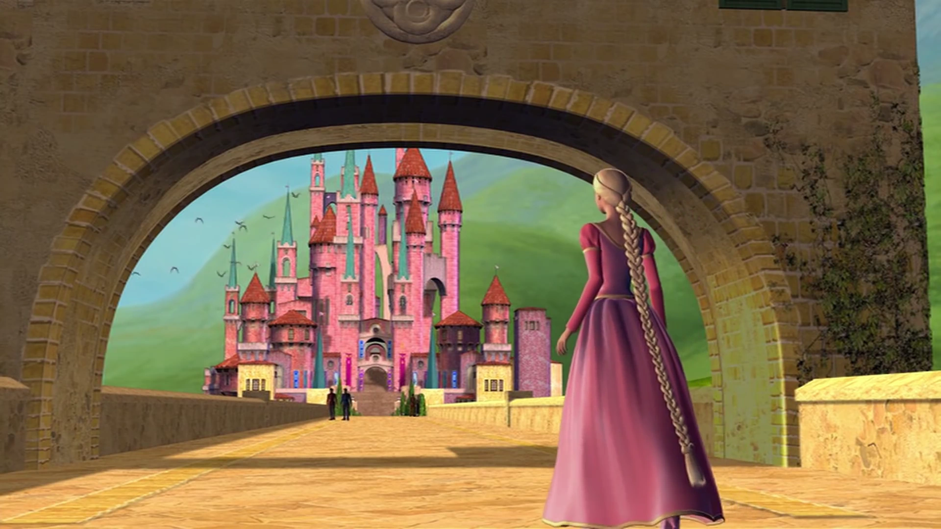 barbie rapunzel castle