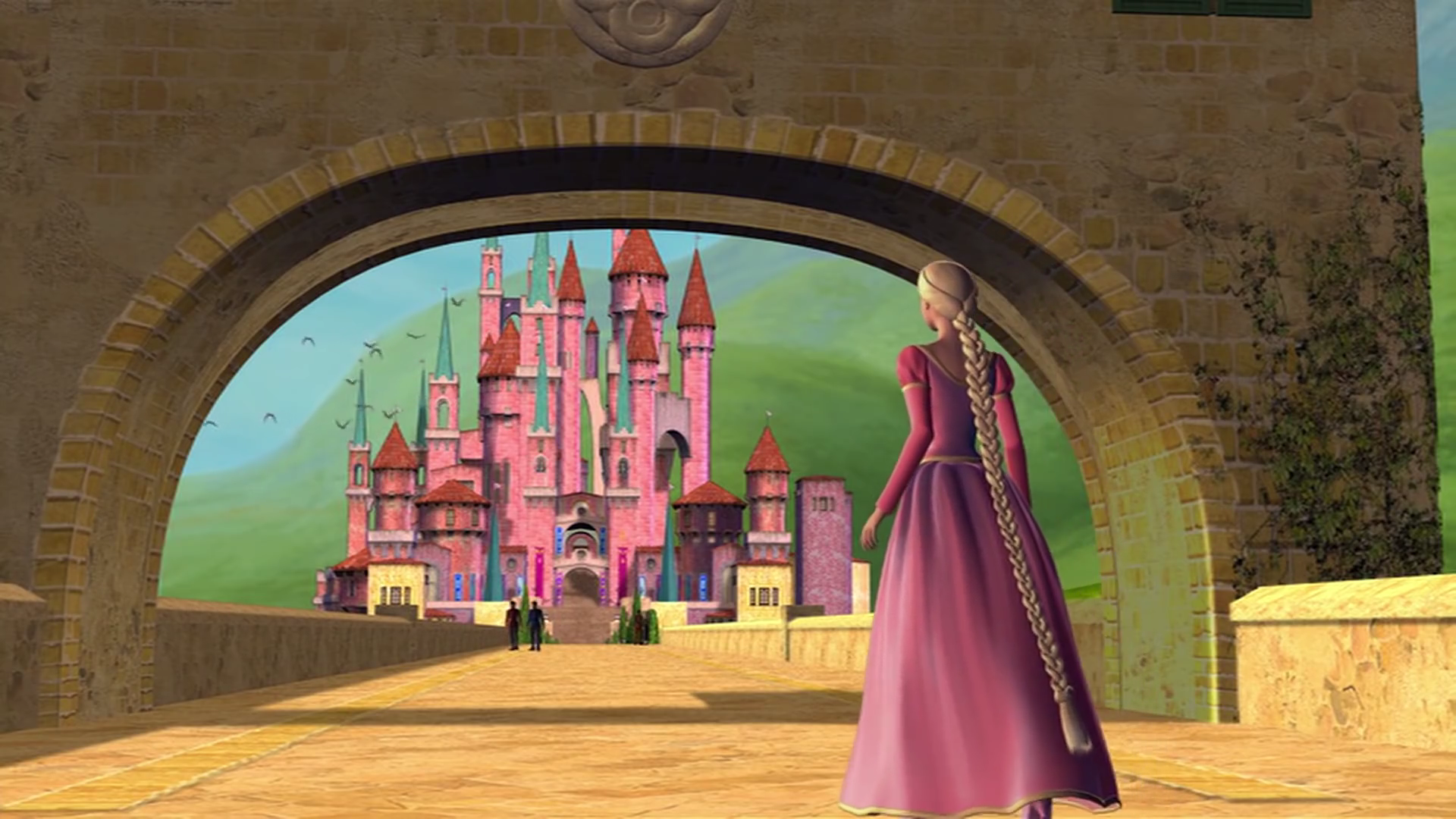 Barbie discount rapunzel tower