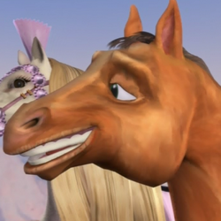 Barbie horse cartoon hotsell